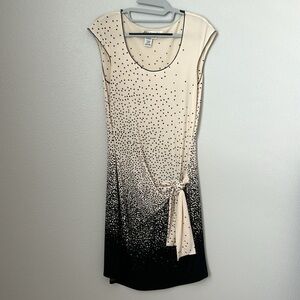 MAX  STUDIO Ombre Sleeveless Polka Dot Dress